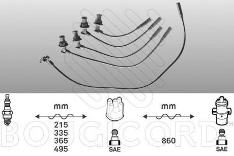 Дроти запалення BOUGICORD 1420 (фото 1)