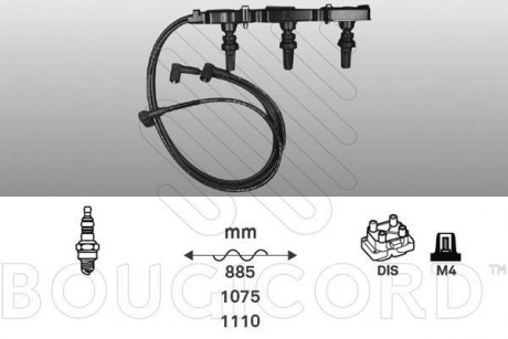 Дроти запалення BOUGICORD 4344