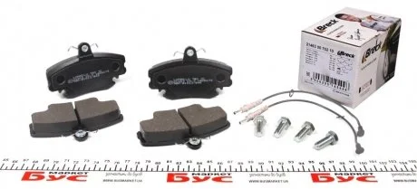 Фото комплект гальмівних колодок BRECK 21463 00 702 10 Комплект гальмівних колодок BRECK 21463 00 702 10