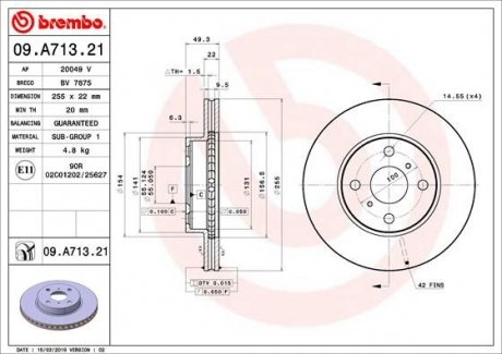 BREMBO 09A71321