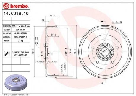 BREMBO 14C01610