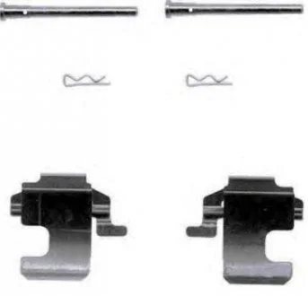 Фото тормозные колодки (монтажный набор) BREMBO A02244 Тормозные колодки (монтажный набор) BREMBO A02244