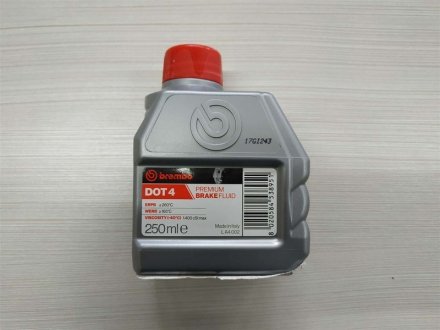 Гальмівна рідина DOT 4 0,25l BREMBO LA4002