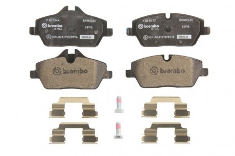 Тормозные колодки, тюнинг BREMBO P06034X