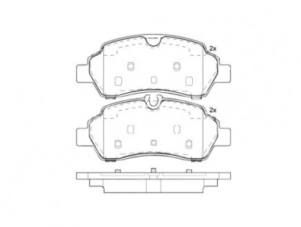 Гальмівні колодки дискові BREMBO P24209 (фото 1)