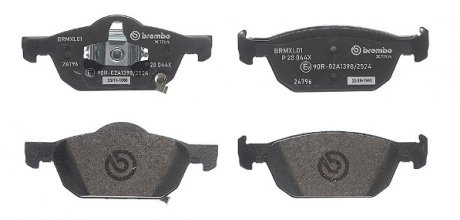 Гальмівні колодки, тюнінг BREMBO P28044X (фото 1)