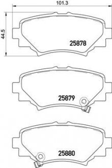 Тормозные колодки BREMBO P49049 (фото 1)