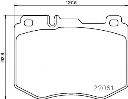 Тормозные колодки BREMBO P50120