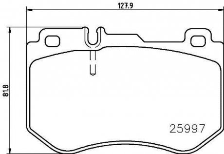 Гальмівні колодки дискові BREMBO P50123