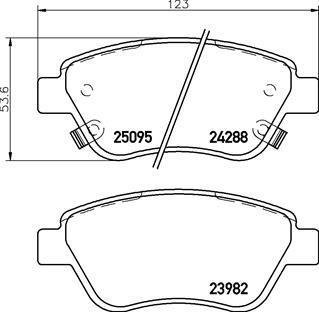 Тормозные колодки ADAM.. BREMBO P59081