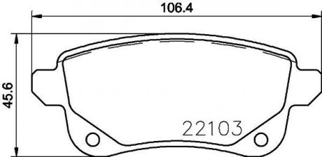 Тормозные колодки.) BREMBO P68064 (фото 1)