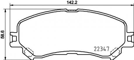 Тормозные колодки.) BREMBO P68067