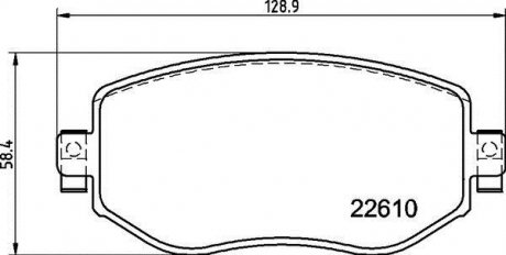 Колодки гальмівні MEGANE IV.. BREMBO P68068 (фото 1)