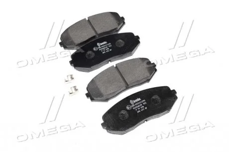 Гальмівні колодки, дискове гальмо (набір) BREMBO P79018