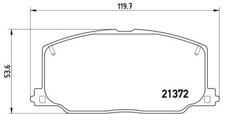 Тормозные колодки дисковые BREMBO P83 016 (фото 1)