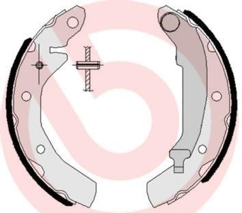 Тормозные колодки.) BREMBO S15501