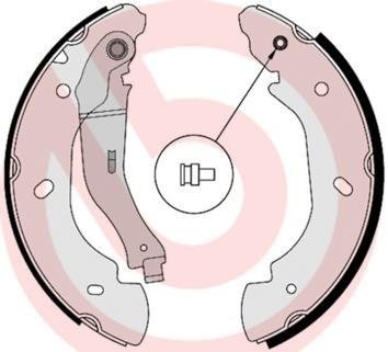 Гальмівні колодки (набір) BREMBO S24538