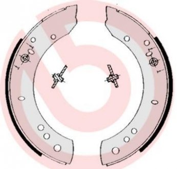 Тормозные колодки.) BREMBO S44502 (фото 1)