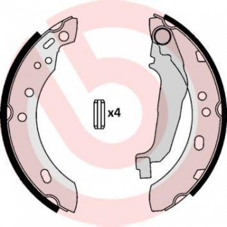 Тормозные колодки.) BREMBO S56507