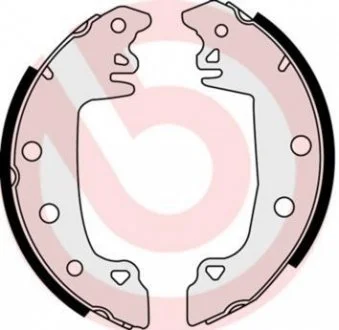 Тормозные колодки.) BREMBO S61537