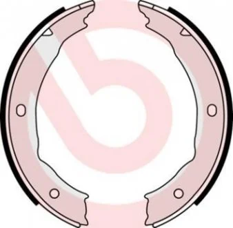 Тормозные колодки ручного тормоза BREMBO S61540