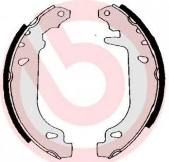 Фото гальмівні колодки (набір) BREMBO S68520 Гальмівні колодки (набір) BREMBO S68520