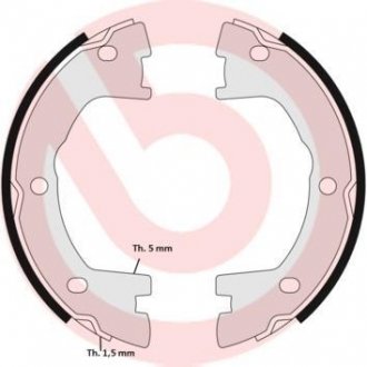 Гальмівні колодки ручного гальма BREMBO SA6506