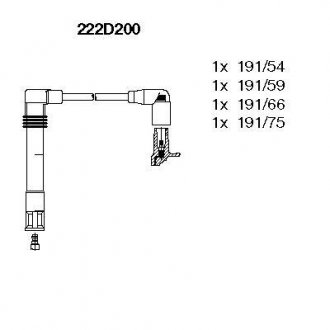 Проволока зажигания, набор BREMI 222D200