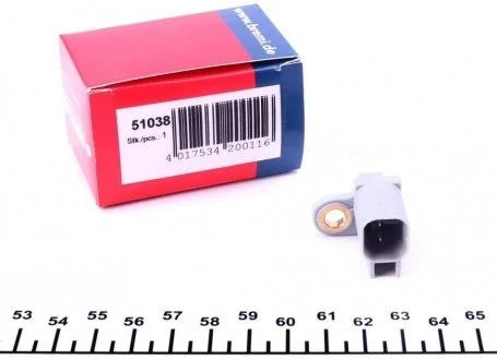 Фото датчик частоти обертання колеса BREMI 51038 Датчик частоти обертання колеса BREMI 51038