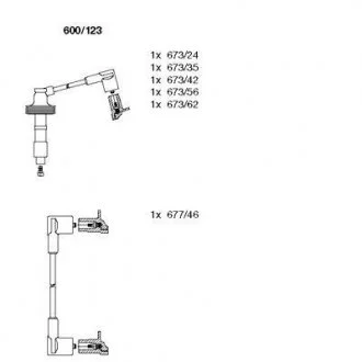 Дроти запалення, набір BREMI 600123