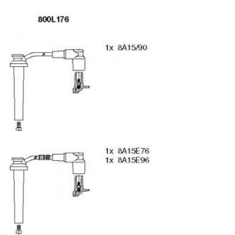 Проволока зажигания, набор BREMI 800L176