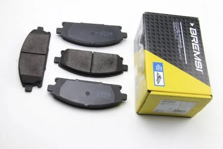 Фото 1 - тормозные колодки перед. Nissan X-Trail 01-13/Pathfinder 97-04 (sumitomo) (159x55,9x16) BREMSI BP2857 Тормозные колодки перед. Nissan X-Trail 01-13/Pathfinder 97-04 (sumitomo) (159x55,9x16) BREMSI BP2857 (фото 1)