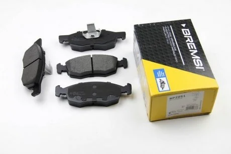 Фото тормозные колодки перед. Doblo 01-05 (ATE) (151.3x52.5x18) BREMSI BP2951 Тормозные колодки перед. Doblo 01-05 (ATE) (151.3x52.5x18) BREMSI BP2951