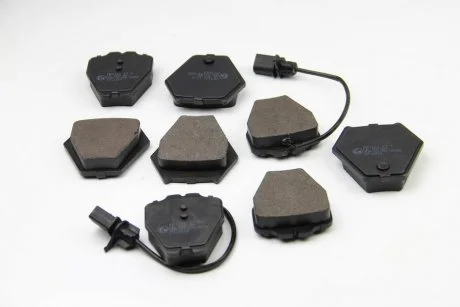 Фото гальмівні колодки перед. Audi A6 97-05/VW Passat 96-05 (TRW) BREMSI BP3121 Гальмівні колодки перед. Audi A6 97-05/VW Passat 96-05 (TRW) BREMSI BP3121