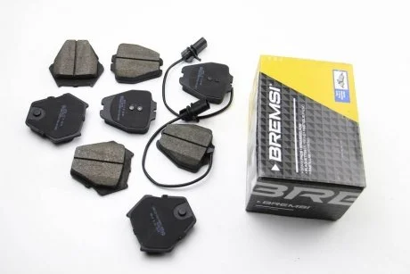 Фото гальмівні колодки перед. VW Phaeton 02-07 (TRW) BREMSI BP3151 Гальмівні колодки перед. VW Phaeton 02-07 (TRW) BREMSI BP3151