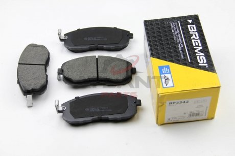 Тормозные колодки перед. Suzuki SX4 06-/Nissan Tiida 07-12 (Hitachi) BREMSI BP3342