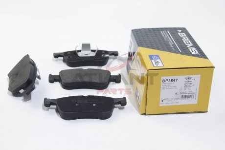 Тормозные колодки перед. Ford Focus IV 18- (155.1х64.4х16.8) BREMSI BP3847