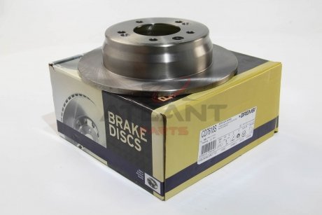 Гальмівний диск зад. Ceed/Sportage/i30/ix35 06- (262x10) BREMSI CD7618S