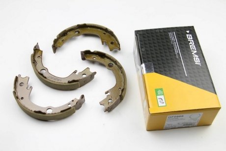 Фото колодки ручного тормоза Corolla 02-07/Avensis 03-08/Echo 99-05 BREMSI GF0966 Колодки ручного тормоза Corolla 02-07/Avensis 03-08/Echo 99-05 BREMSI GF0966