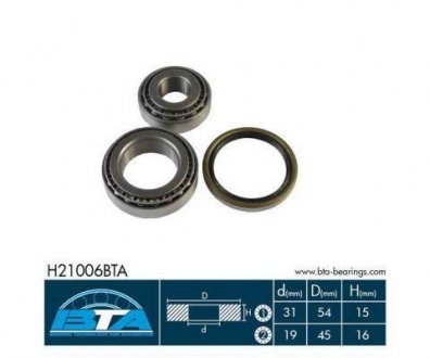 Подшипник колеса BTA H21006BTA