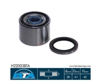 Подшипник колеса BTA H22003BTA