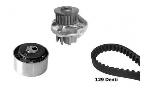 РЕМІН ГРМ FIAT DOBLO 00> КОМПЛЕКТ [+] НАСОС ОХЛ. РІДИНИ 05> 1.4 BUGATTI KBU10153C