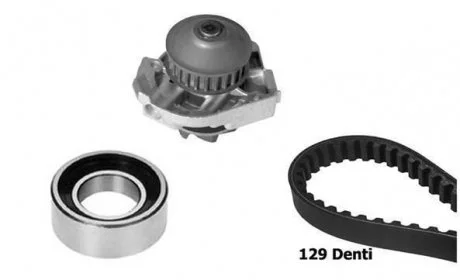 Т К-т ГРМ (помпа + ремень 129 зубцов + ролик) Doblo 1.2 BUGATTI KBU5942B