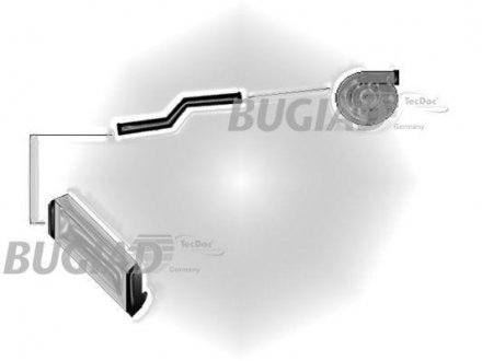 Патрубок интеркулера BMW BUGIAD 88450