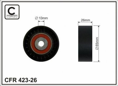 Rolka 65x10x26 pl. podw. іoї CAFFARO 42326