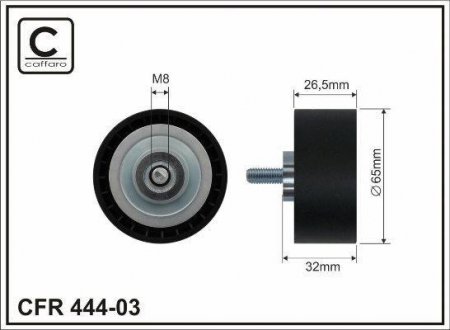 Rolka kierunkowa / prowadzaca CAFFARO 44403