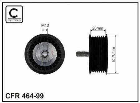 Ролик шкива CAFFARO 46499