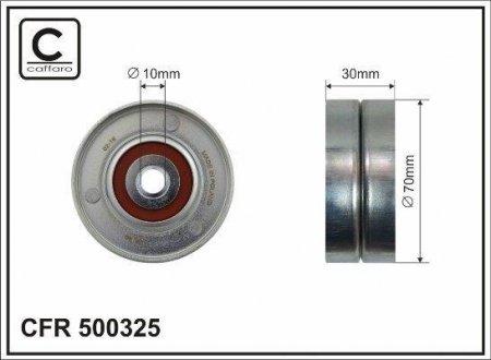 Ролик поліклинового ременя CAFFARO 500325