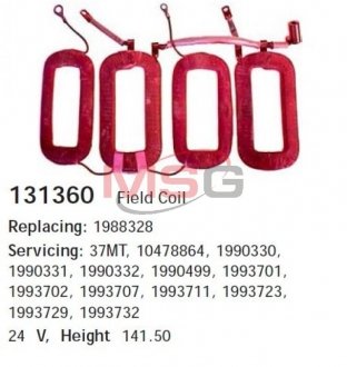 Обмотка стартера CARGO 131360