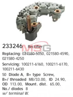 Диодный мост CARGO 233246